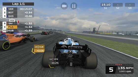 F1 Mobile Racing 5.4.11. Скриншот 3