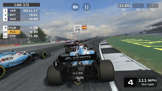 F1 Mobile Racing 5.4.11. Скриншот 8