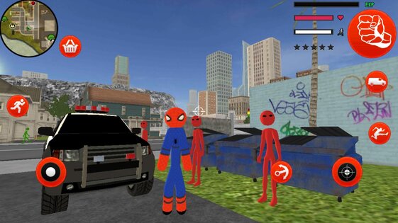 Spider Stickman 1.3. Скриншот 2