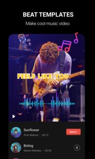 Tempo – редактор видео с музыкой и эффектами 4.29.0. Скриншот 5