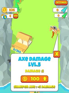 Idle Lumberjack 3D 2.3. Скриншот 13