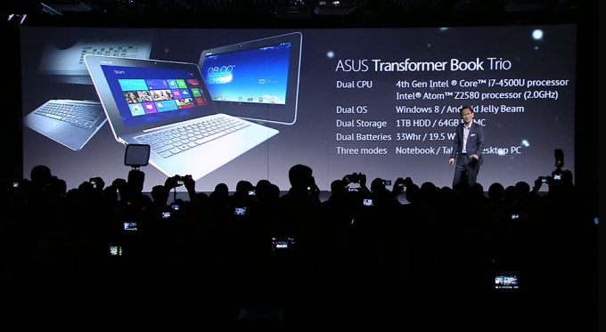 Ещё одна новинка от Asus - Transformer Book Trio