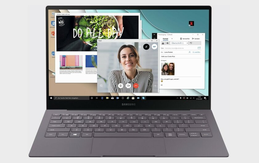 Samsung представила новый Galaxy Book S — первый ультрабук на платформе Intel Lakefield