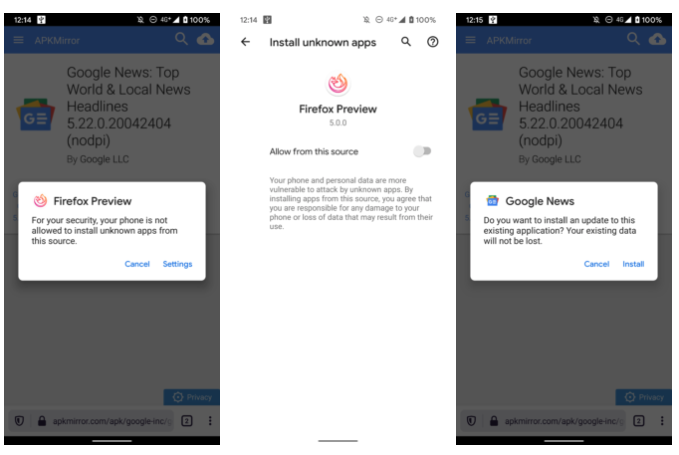 В Android 11 станет сложнее установить приложения из сторонних источников