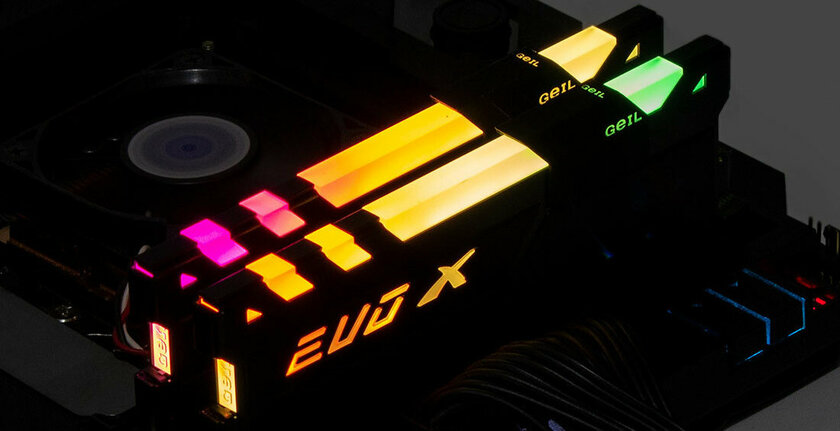 Обзор GeIL Evo X II DDR4-3200 16 ГБ. Вес — это надёжность