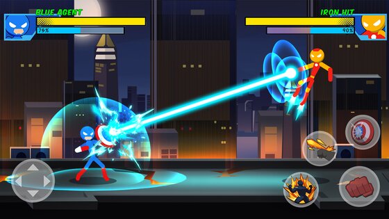 Stick Super Hero 1.1.6. Скриншот 1