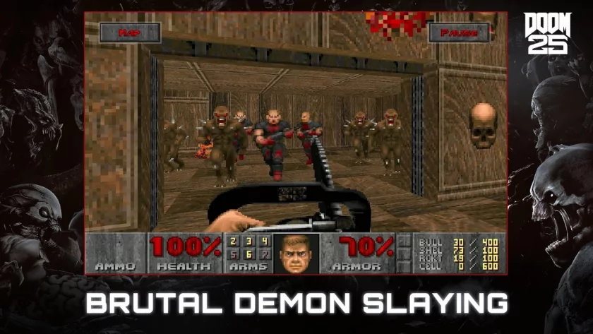10 хитовых игр с кнопочных телефонов, в которые можно поиграть на Android — DOOM RPG. 1