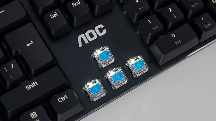 Обзор AOC GK500: удобство тактильной механики