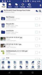 Cloud File Manager 5.0 (1553). Скриншот 3