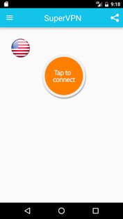 SuperVPN 9.3. Скриншот 1