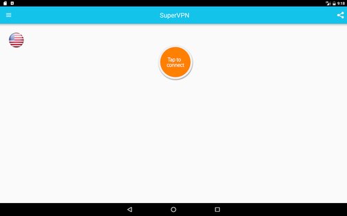 SuperVPN 9.3. Скриншот 5