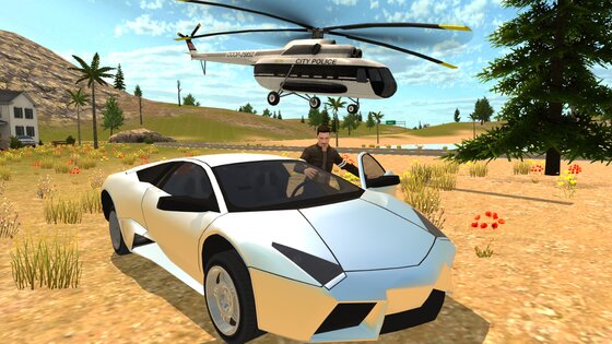 Helicopter Flying Car Driving 1.30. Скриншот 1