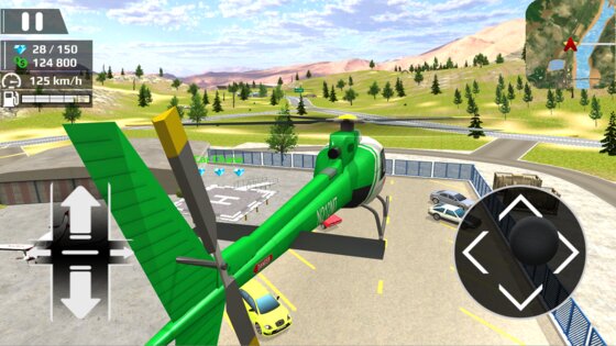 Helicopter Flying Car Driving 1.30. Скриншот 8