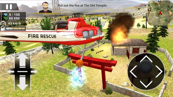 Helicopter Flying Car Driving 1.30. Скриншот 10