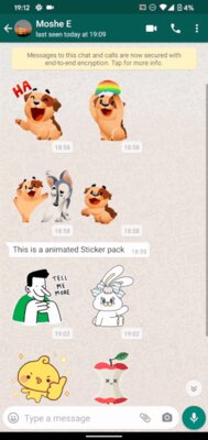 В WhatsApp* вот-вот должны появиться анимированные стикеры