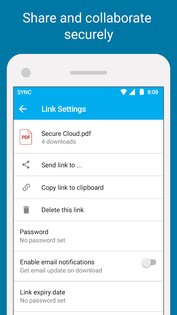 Sync – безопасное облачное хранилище 3.8.36.6. Скриншот 2