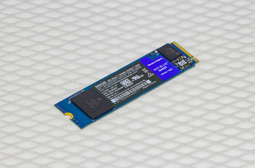 Обзор WD Blue SN550 500: доступный из быстрых