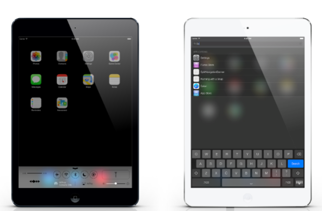 Скриншоты iOS 7 на iPad [неофициально]