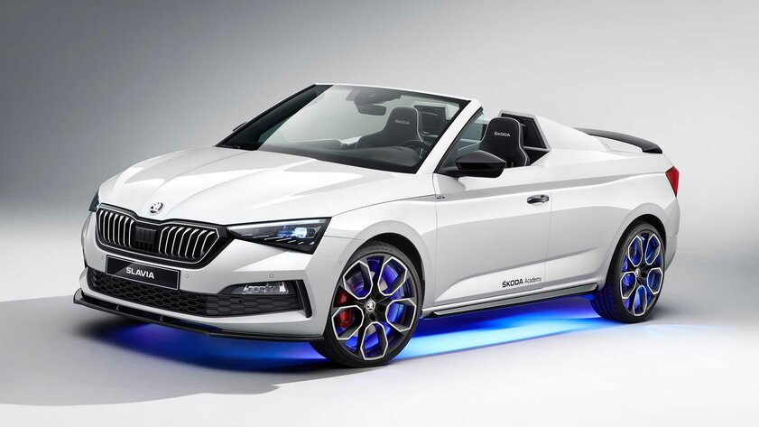 Skoda Slavia: необычный шоу-кар, созданный студентами