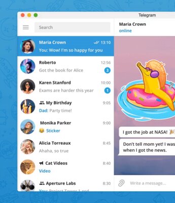 Telegram обновился: видео в качестве аватара, бьюти-эффект и функция антиспама
