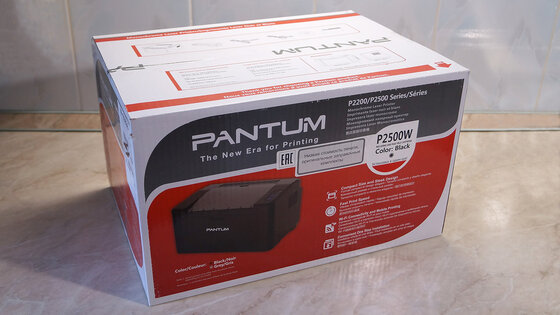 Обзор Pantum P2500W: беспроводная печать и «домашняя» заправка — Технические характеристики. 1