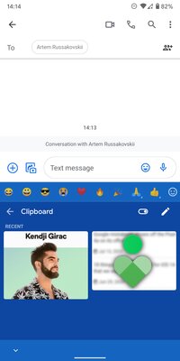 В Gboard для Android появилось копирование картинок, но исчезла функция поиска