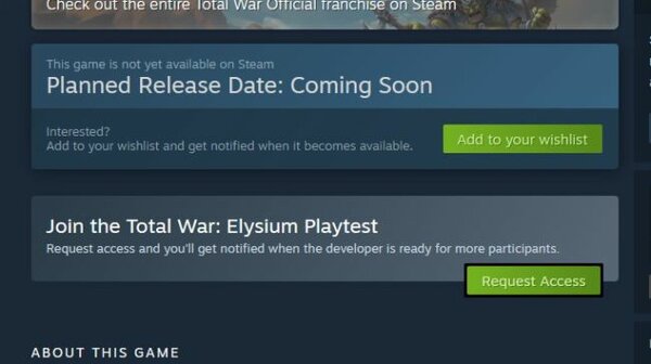 В Steam теперь можно запрашивать доступ к бета-тестированию