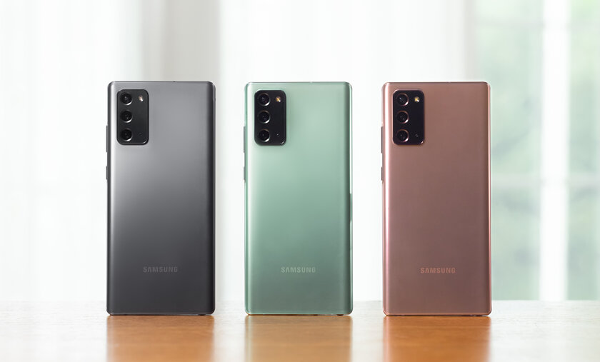 Samsung представила Galaxy Note20: эталонные флагманы с элегантным дизайном