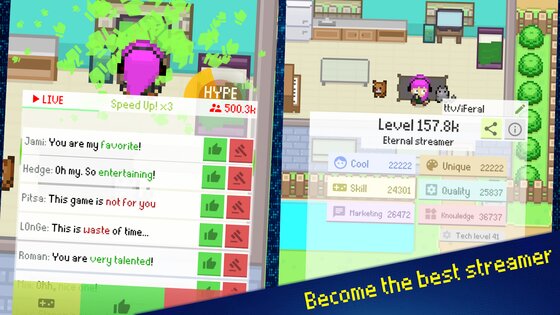 Streamer Sim Tycoon 1.11. Скриншот 6