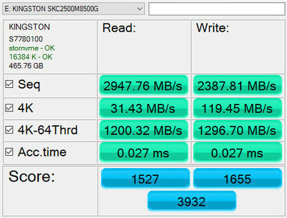 Обзор Kingston KC2500 500 Гбайт: быстрее, холоднее