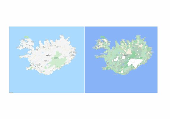 Google Карты стали подробнее, красочнее и теперь показывают пешеходные тротуары