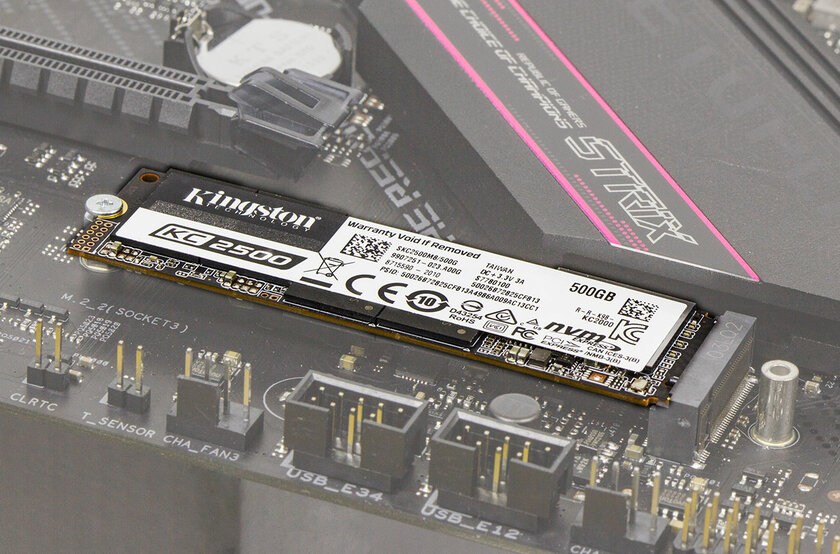 Обзор Kingston KC2500 500 Гбайт: быстрее, холоднее