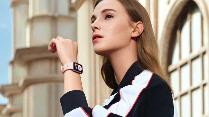 Huawei представила необычные фитнес-часы Watch Fit стоимостью чуть более 100 долларов