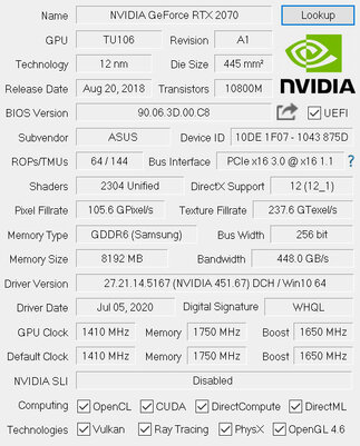 Обзор видеокарты ASUS RTX 2070 Dual MINI OC: компактная и тихая