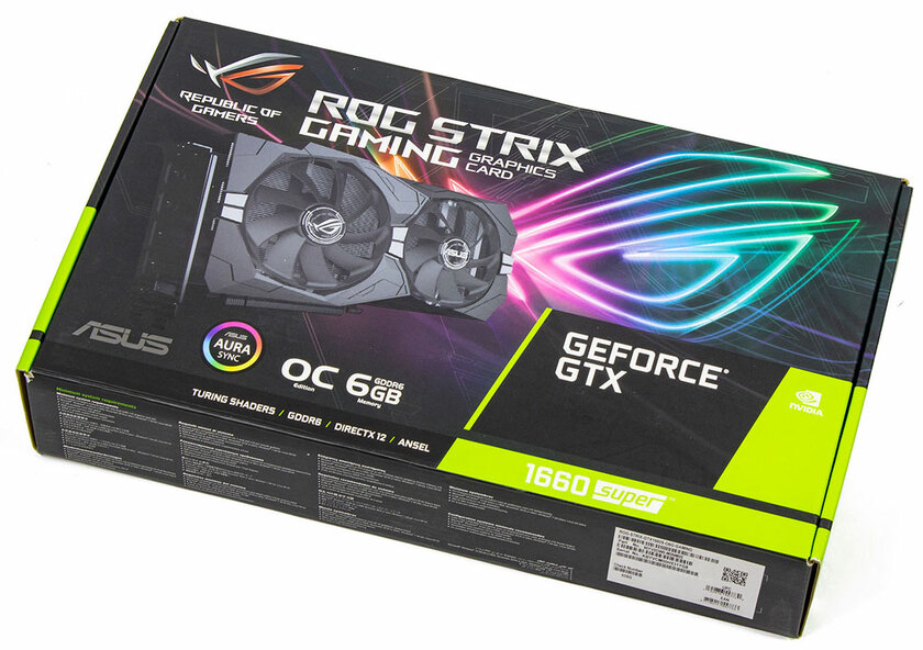 Обзор видеокарты ASUS GTX 1660 SUPER ROG STRIX OC: идеальный середнячок