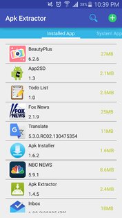 Apk Extractor 2.2.5. Скриншот 1