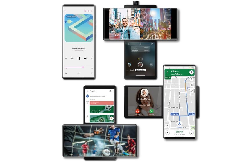 LG презентовала необычный смартфон Wing с вращающимся дисплеем