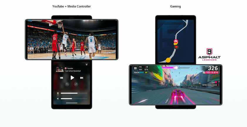 LG презентовала необычный смартфон Wing с вращающимся дисплеем