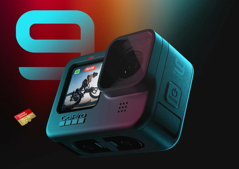 Представлена GoPro Hero 9 Black: дополнительный экран, 5K-видео и лучшая автономность