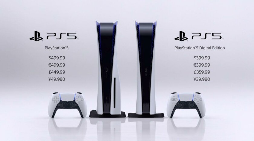 Sony объявила цены и дату начала продаж PlayStation 5