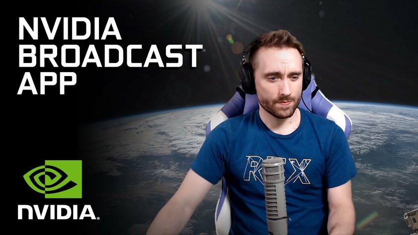 Приложение Broadcast от NVIDIA отправилось в релиз: оно убирает шумы и заменяет фон