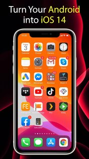 iOS 14 Launcher 7.2.8. Скриншот 2