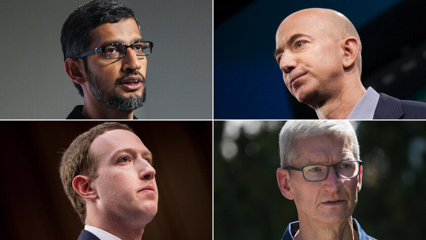 Антимонопольная комиссия США предлагает разделить бизнесы Apple, Google, Amazon и Facebook*