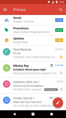 Облегчённая версия Gmail для слабых устройств теперь доступна всем в Google Play