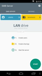 LAN drive 8.0. Скриншот 1