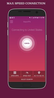 MaxVPN 4.1.3. Скриншот 3