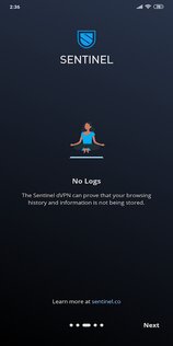 Sentinel VPN 0.4.1. Скриншот 3