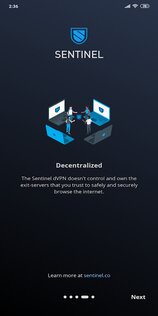 Sentinel VPN 0.4.1. Скриншот 4