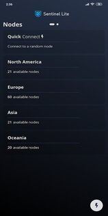 Sentinel VPN 0.4.1. Скриншот 5