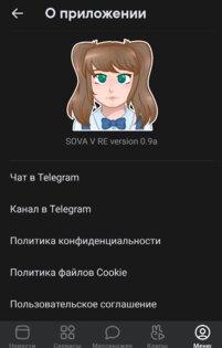Sova V 1.2.1. Скриншот 3